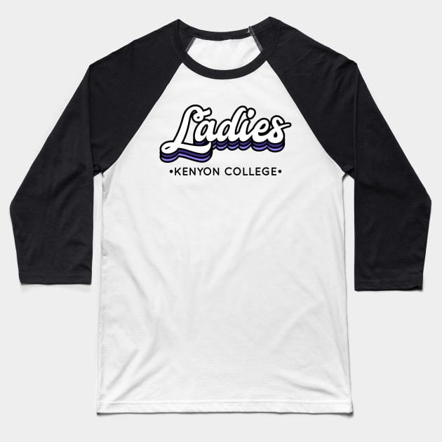 Ladies - Kenyon University Baseball T-Shirt by Josh Wuflestad